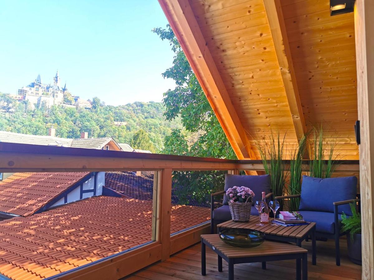 Das Chalet Mit Schlossblick In Вернигерод Екстериор снимка